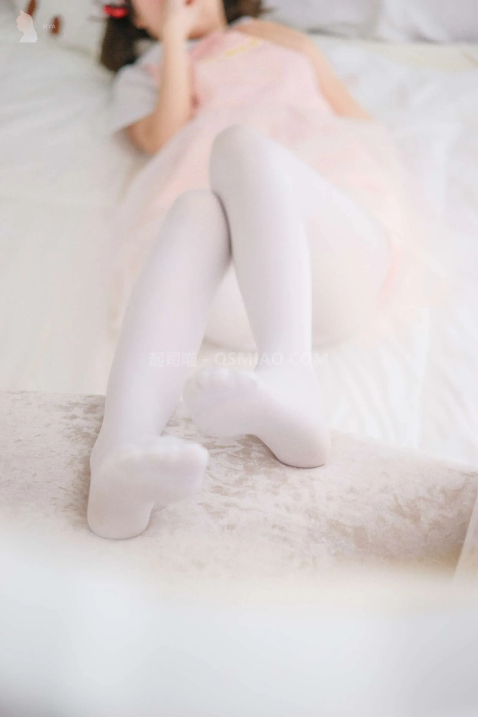 图片[3] - 喵写真 – VOL.002 粉红小妹妹的白丝 [76P/465M] - 起司喵