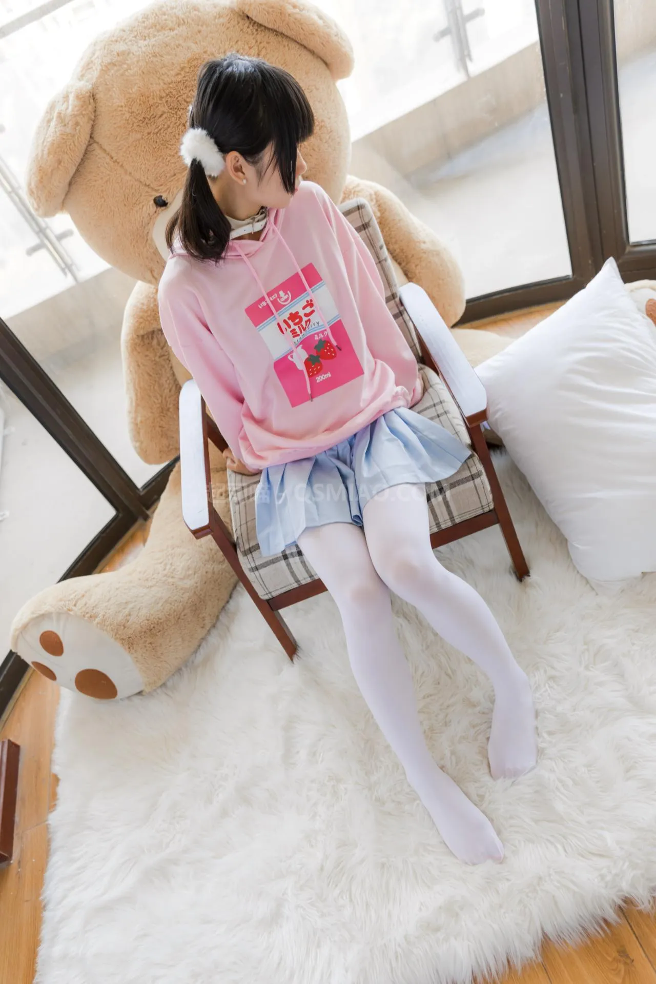 喵写真 - VOL.043 白丝少女居家写真 [104P+1V/648M] - 起司喵