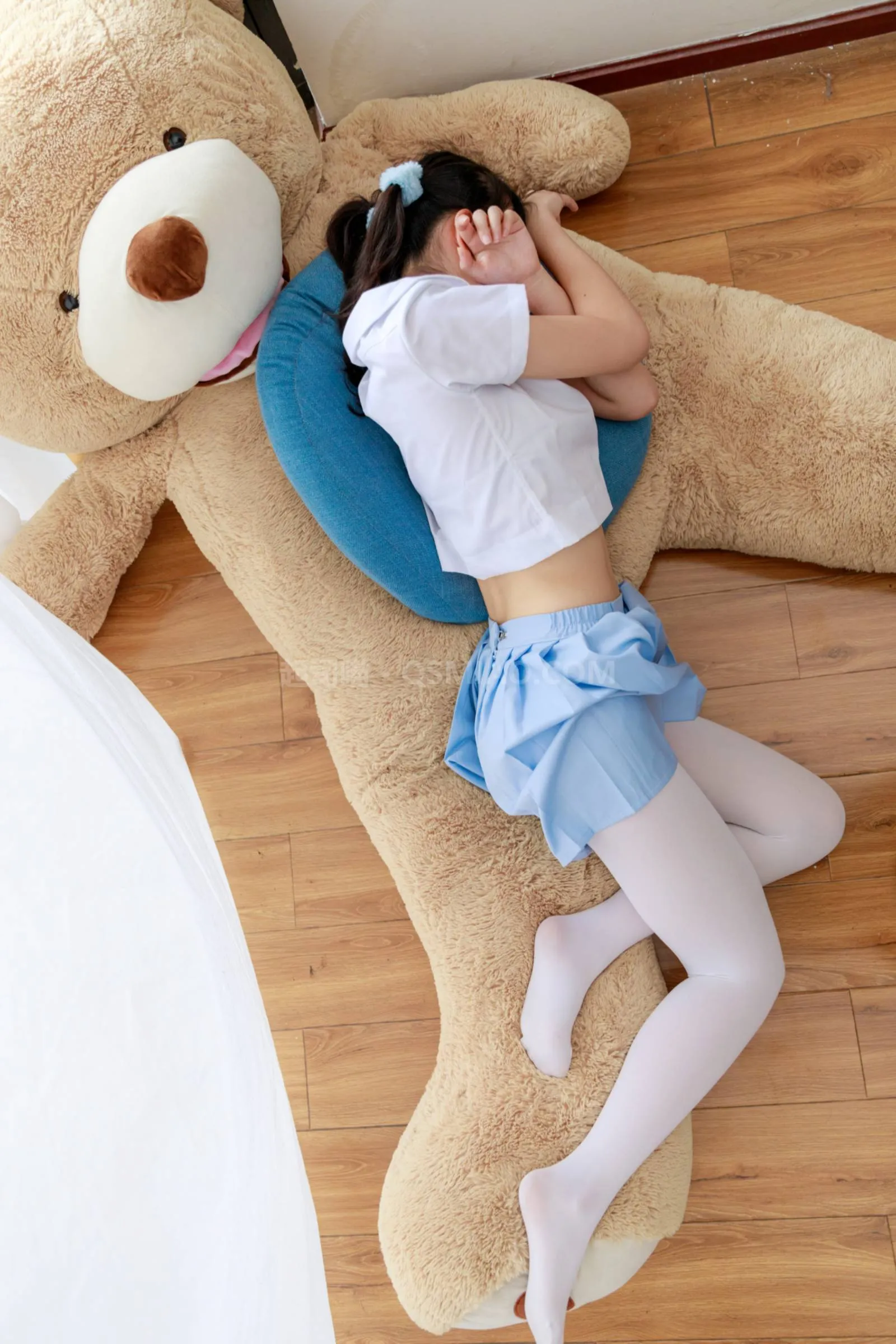 图片[3] - 喵写真 – VOL.041 熊熊与白丝少女 [81P+1V/723M] - 起司喵