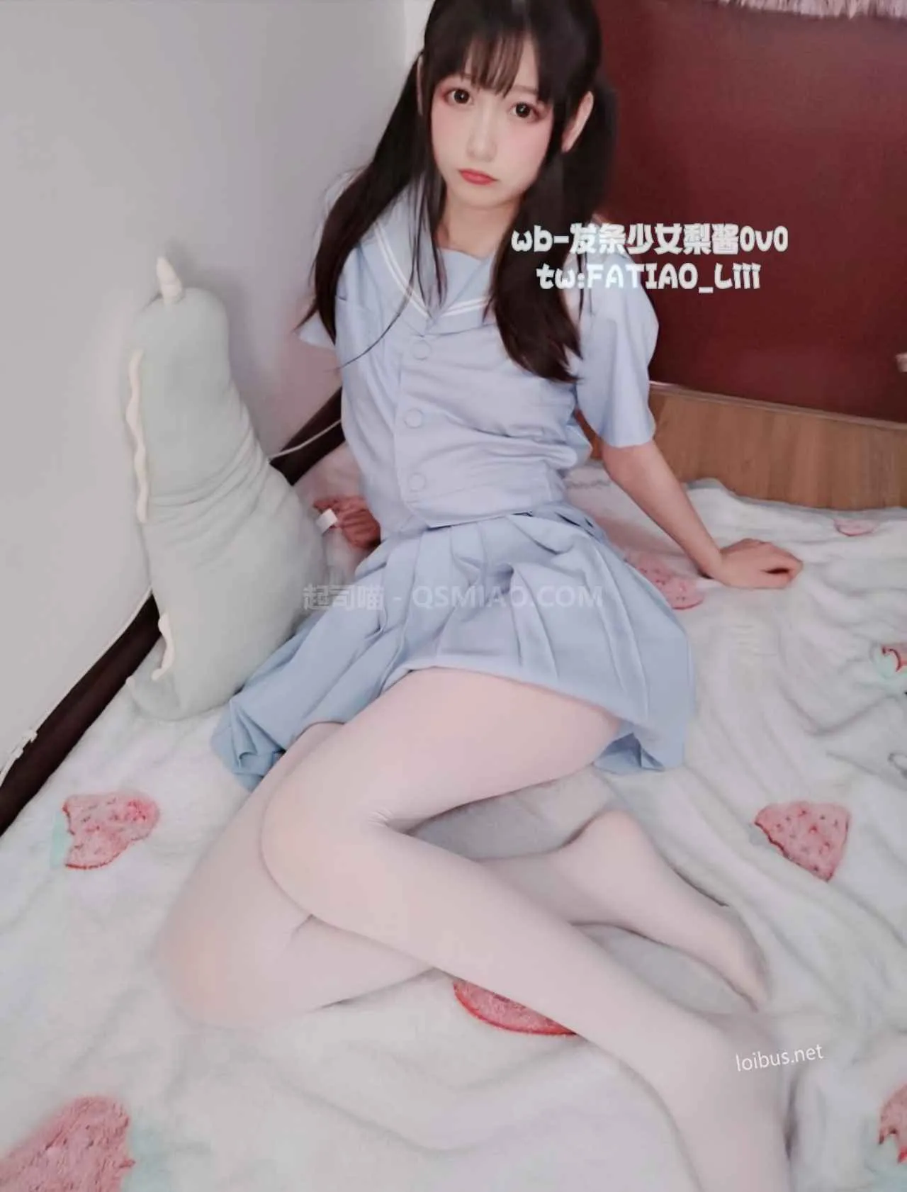 图片[3] - 发条少女(迷之呆梨) – NO.037 水蓝jk [41P+3V/258M] - 起司喵