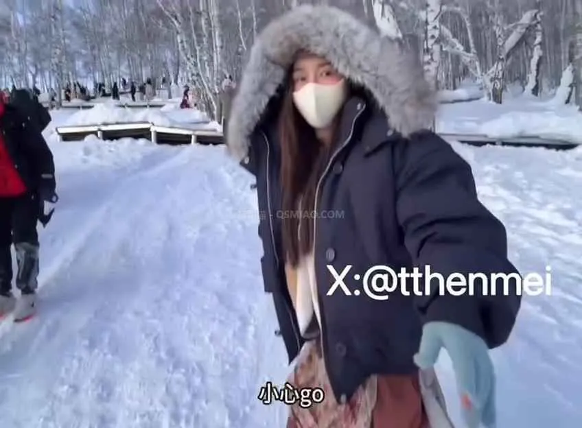 图片[2] - 小小t – 推特福利姬兼职陪玩Vlog《新疆9天8晚》雪地爆肏一夜 [10P+1V/468M] - 起司喵