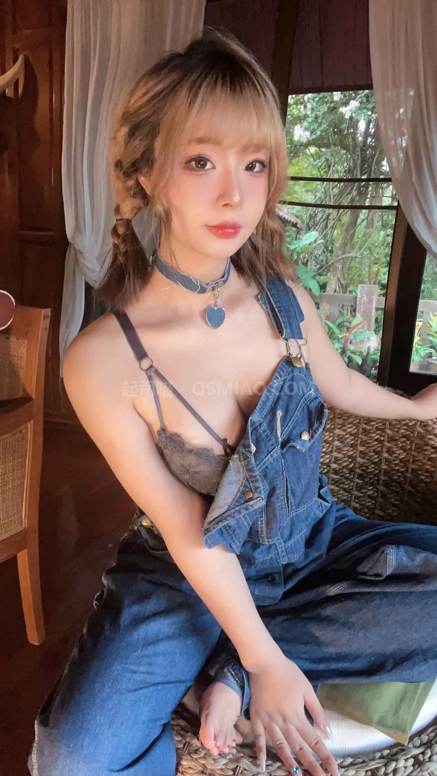 Yuuhui玉汇 – NO.079 背带裤妹妹 [43P+1V/214M] - 起司喵